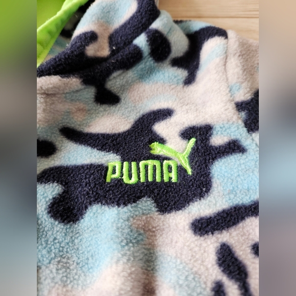 Puma Camo Fleece One Piece 0 - 3 M - Picture 2 of 3